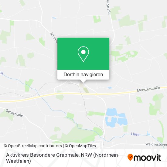 Aktivkreis Besondere Grabmale Karte