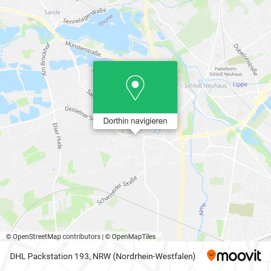 DHL Packstation 193 Karte