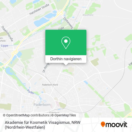 Akademie für Kosmetik Visagismus Karte