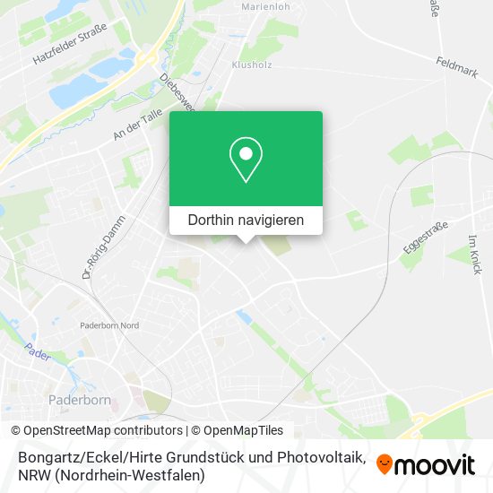 Bongartz / Eckel / Hirte Grundstück und Photovoltaik Karte