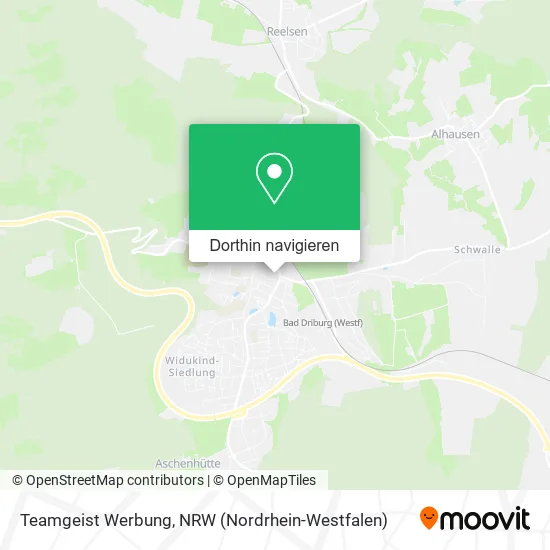 Teamgeist Werbung Karte