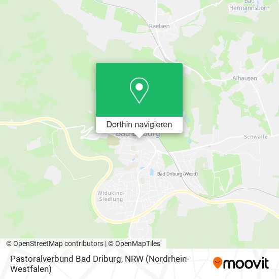 Pastoralverbund Bad Driburg Karte