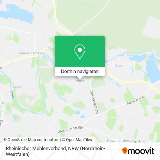 Rheinischer Mühlenverband Karte