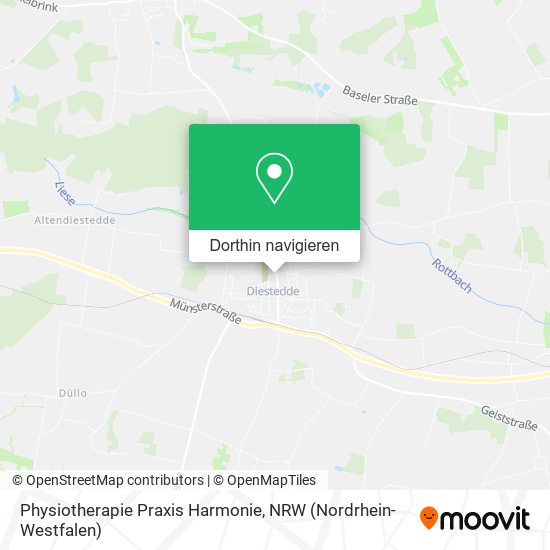 Physiotherapie Praxis Harmonie Karte