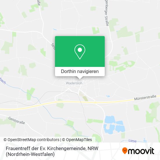 Frauentreff der Ev. Kirchengemeinde Karte