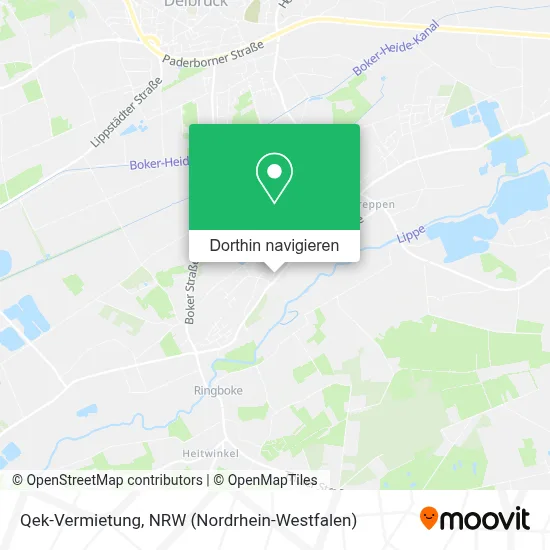 Qek-Vermietung Karte