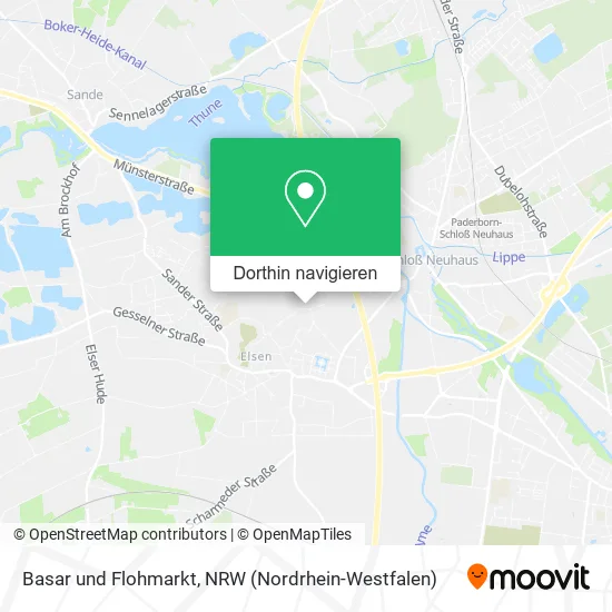 Basar und Flohmarkt Karte