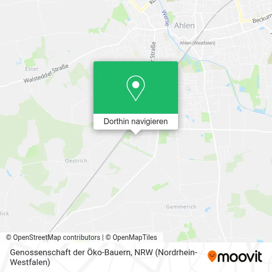 Genossenschaft der Öko-Bauern Karte