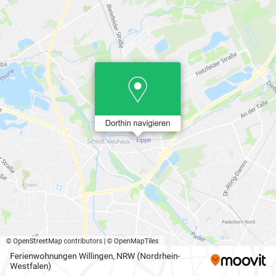 Ferienwohnungen Willingen Karte