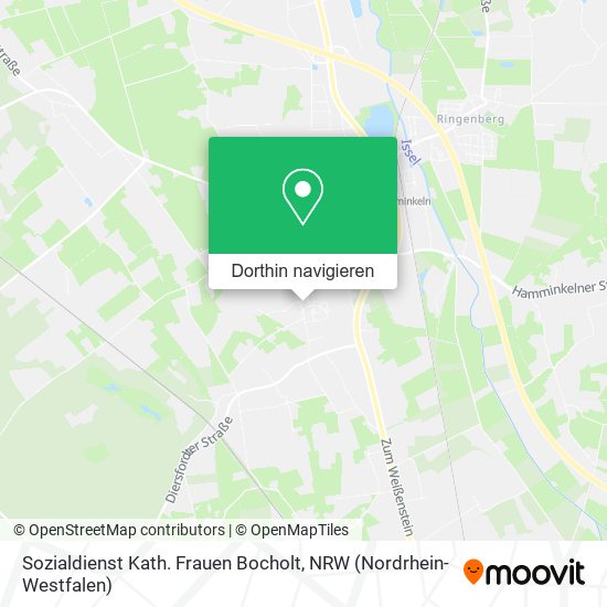 Sozialdienst Kath. Frauen Bocholt Karte