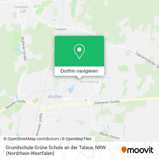 Grundschule Grüne Schule an der Talaue Karte