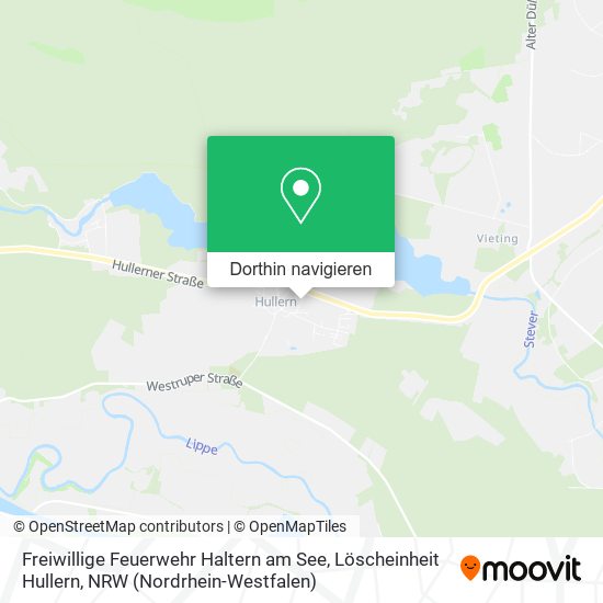 Freiwillige Feuerwehr Haltern am See, Löscheinheit Hullern Karte