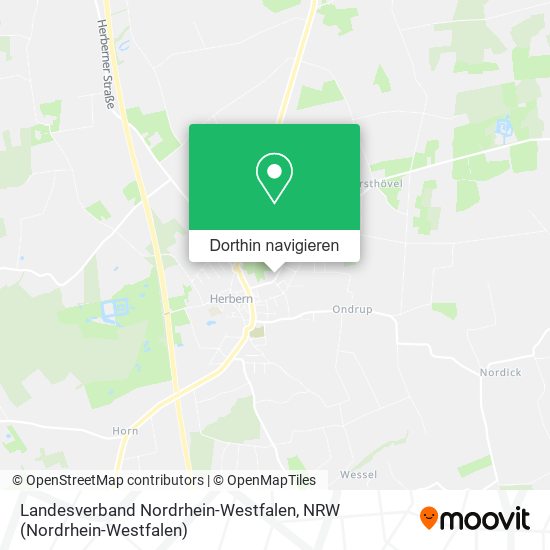 Landesverband Nordrhein-Westfalen Karte