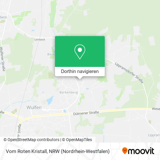 Vom Roten Kristall Karte