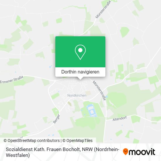 Sozialdienst Kath. Frauen Bocholt Karte