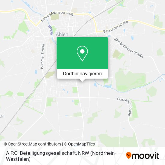 A.P.O. Beteiligungsgesellschaft Karte
