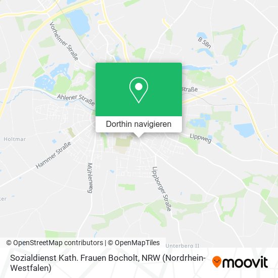 Sozialdienst Kath. Frauen Bocholt Karte