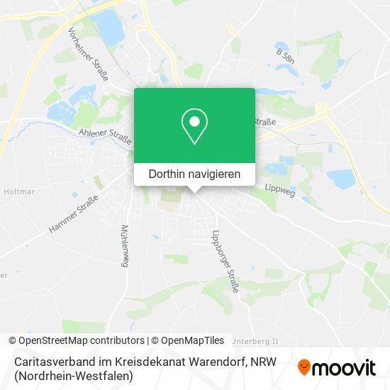 Caritasverband im Kreisdekanat Warendorf Karte