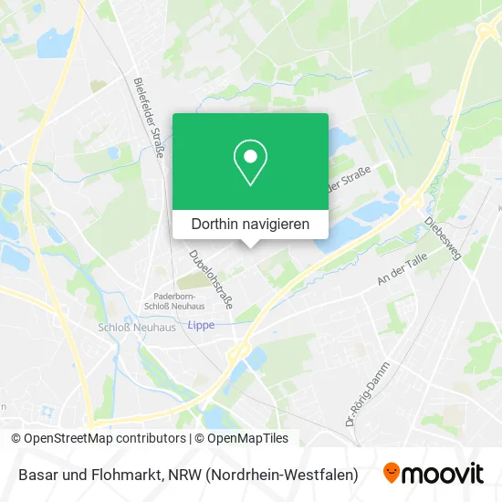 Basar und Flohmarkt Karte