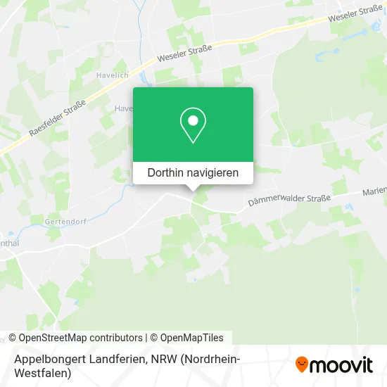 Appelbongert Landferien Karte