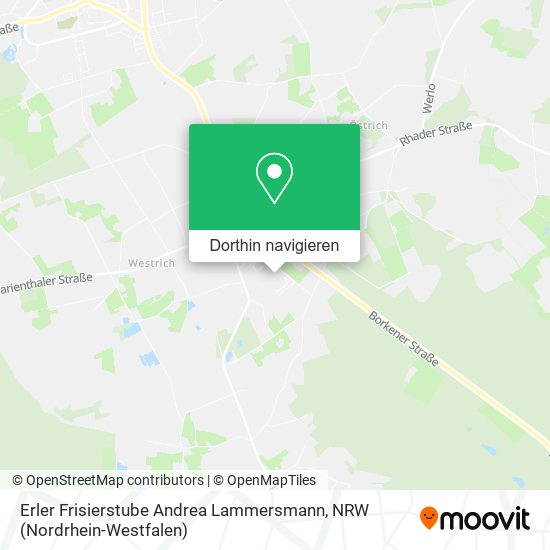 Erler Frisierstube Andrea Lammersmann Karte