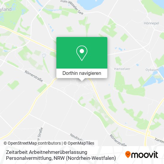 Zeitarbeit Arbeitnehmerüberlassung Personalvermittlung Karte