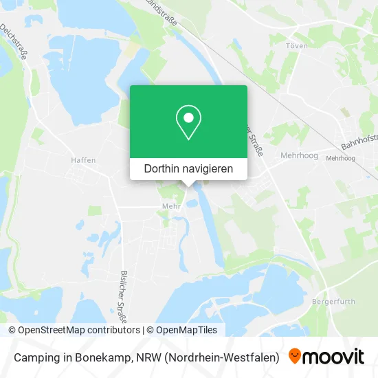 Camping in Bonekamp Karte