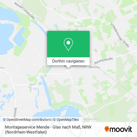 Montageservice Mende - Glas nach Maß Karte