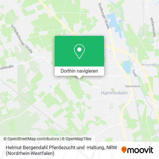 Helmut Bergendahl Pferdezucht und -Haltung Karte