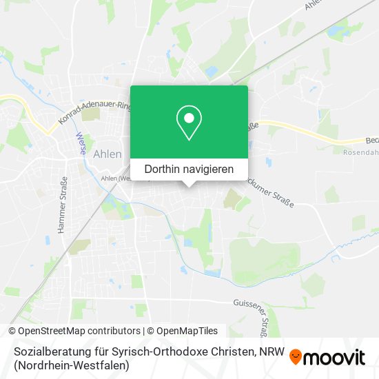 Sozialberatung für Syrisch-Orthodoxe Christen Karte