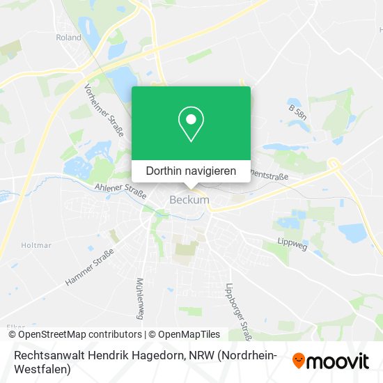 Rechtsanwalt Hendrik Hagedorn Karte