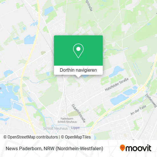 News Paderborn Karte