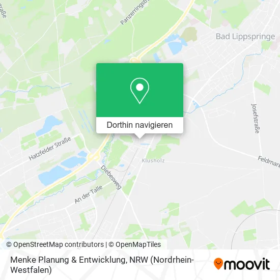 Menke Planung & Entwicklung Karte