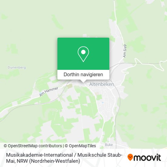 Musikakademie-International / Musikschule Staub- Mai Karte