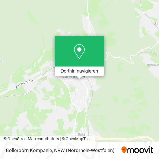 Bollerborn Kompanie Karte