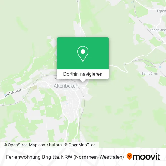 Ferienwohnung Brigitta Karte