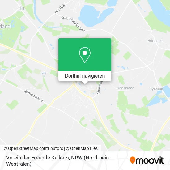 Verein der Freunde Kalkars Karte