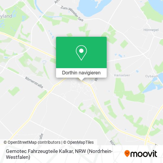 Gemotec Fahrzeugteile Kalkar Karte