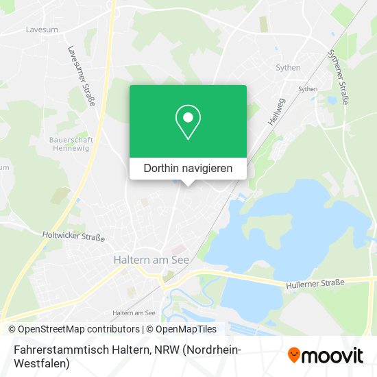 Fahrerstammtisch Haltern Karte