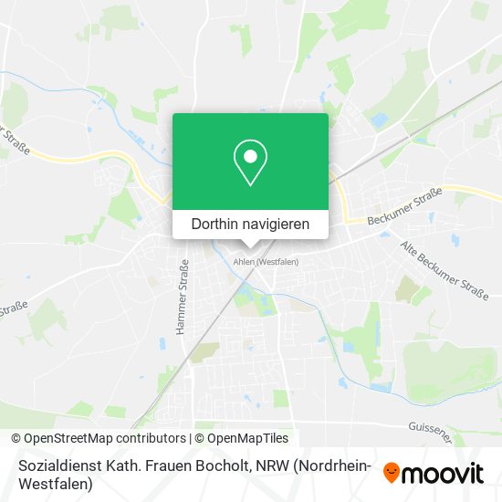 Sozialdienst Kath. Frauen Bocholt Karte