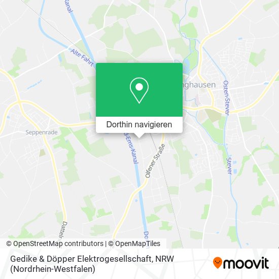 Gedike & Döpper Elektrogesellschaft Karte