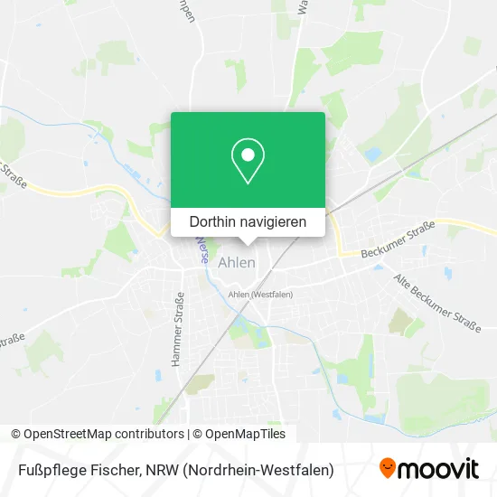 Fußpflege Fischer Karte