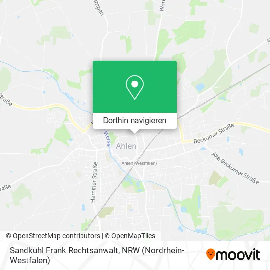 Sandkuhl Frank Rechtsanwalt Karte