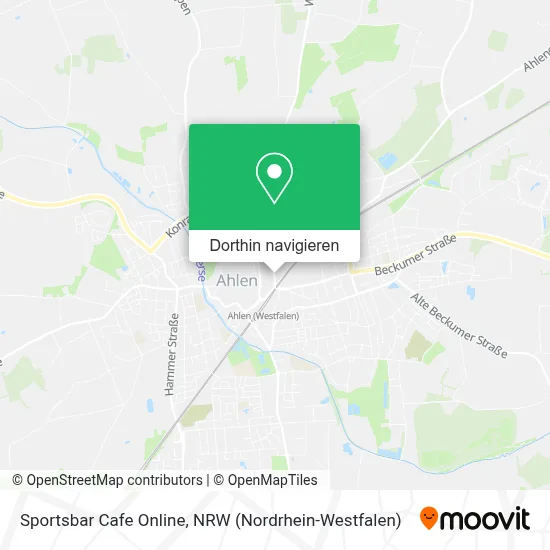 Sportsbar Cafe Online Karte