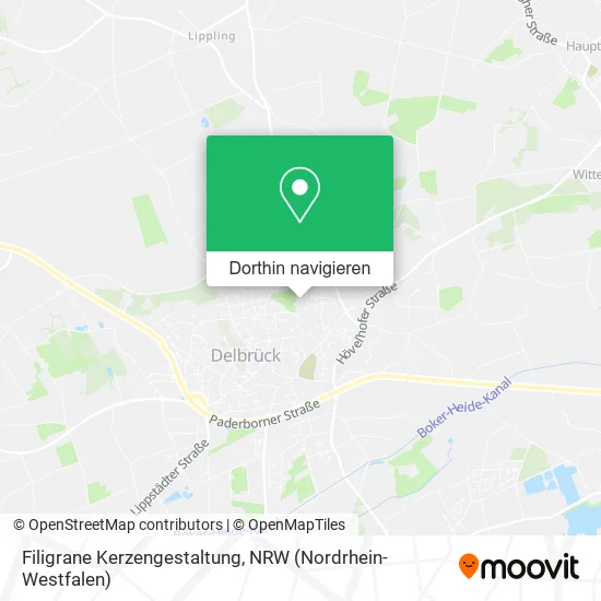 Filigrane Kerzengestaltung Karte