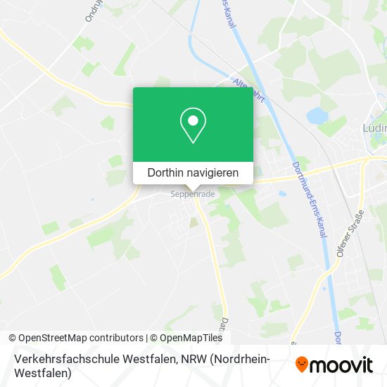 Verkehrsfachschule Westfalen Karte