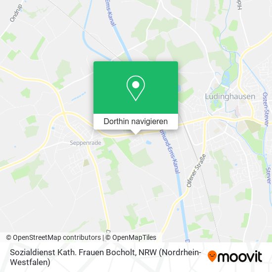 Sozialdienst Kath. Frauen Bocholt Karte