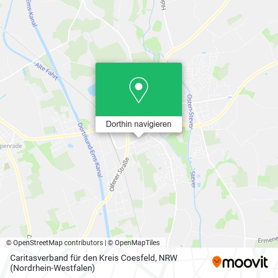 Caritasverband für den Kreis Coesfeld Karte