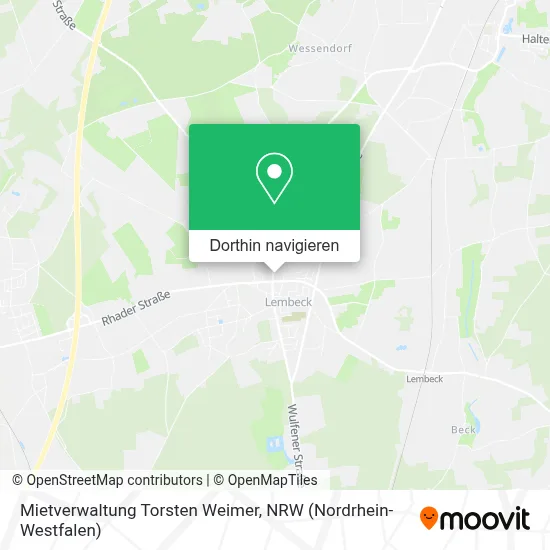 Mietverwaltung Torsten Weimer Karte