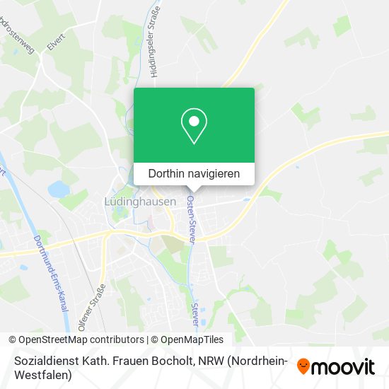 Sozialdienst Kath. Frauen Bocholt Karte